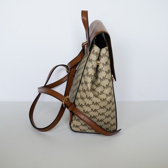 Michael Kors Mindy M Backpack MK Natural/Brown main image 8